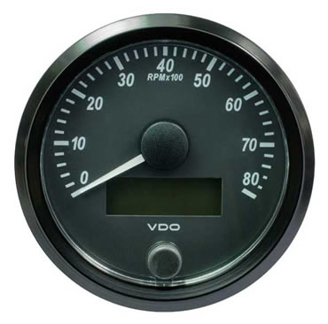 VDO SingleViu Tachometer 8000RPM